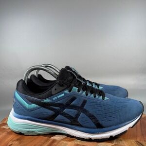 Asics GT-1000 9 Womens Running Shoes Blue Black 1012A030 Size 8.5